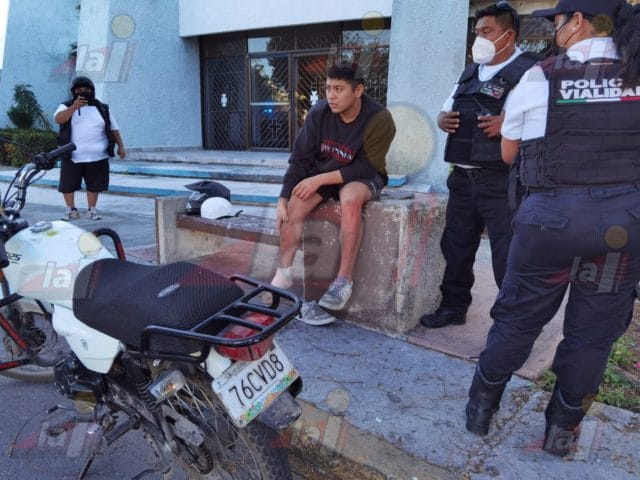 motociclista avenida Universidad