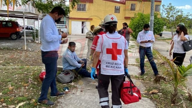 motociclista unidad habitacional Belén