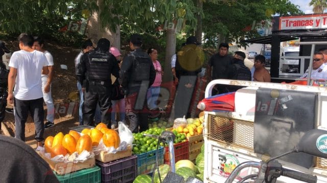 comerciantes avenida López Portillo