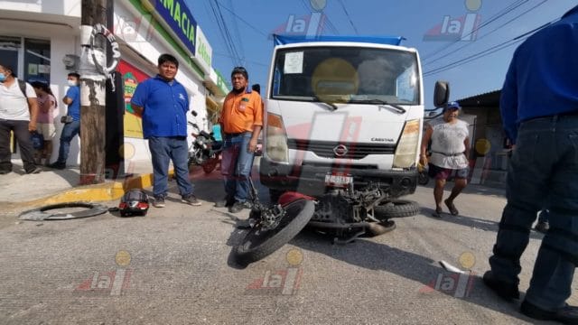 colonia Granjas motociclista