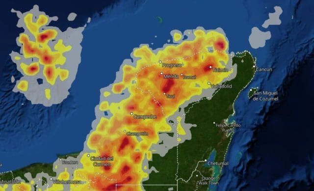semana lluvias península Yucatán
