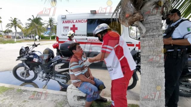 golpeado playa norte
