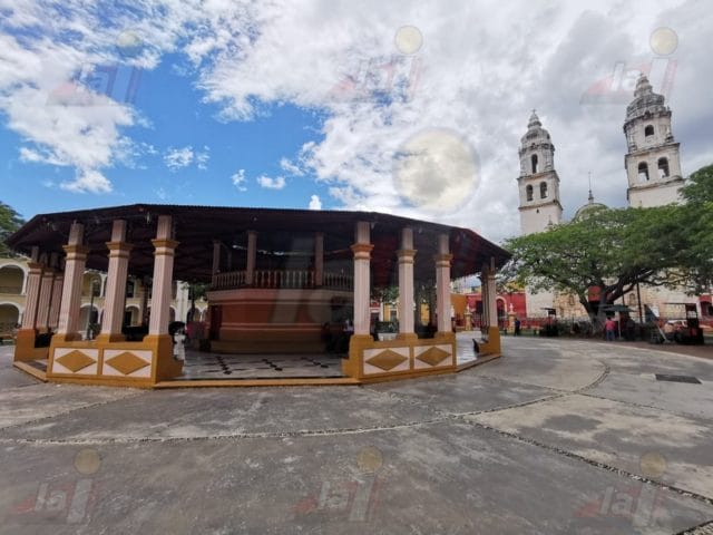 kiosco parque Campeche