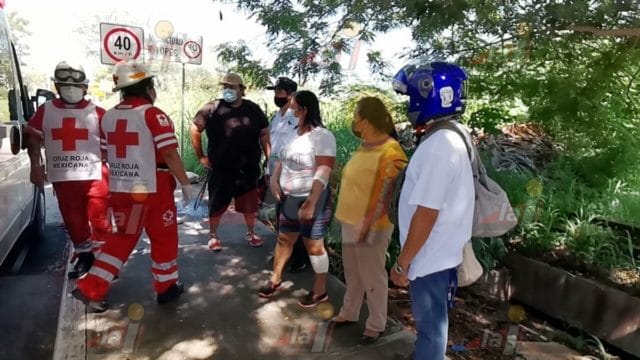 accidente fraccionamiento Bosques de Campeche