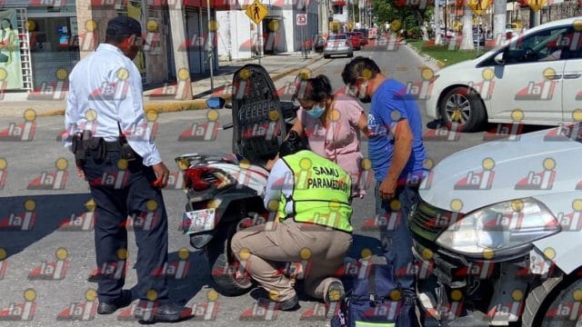 Centro de Campeche lesionada