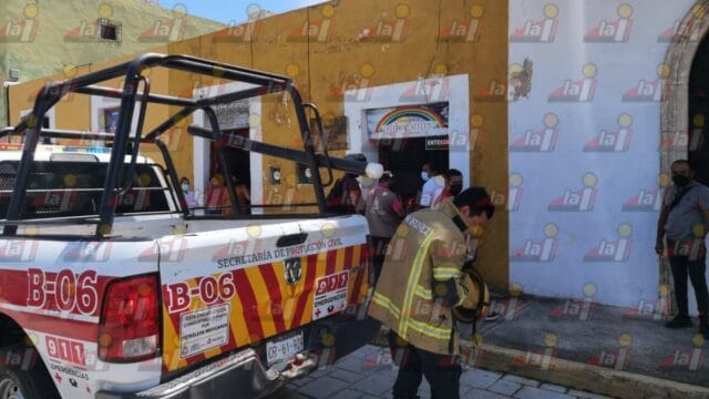 incendio centro de Campeche