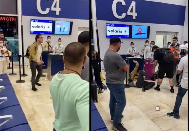 Pasajero agredió a un sobrecargo del aeropuerto de Mérida