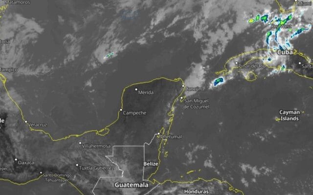 tormentas península de Yucatán