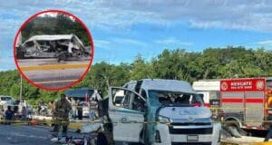 Fatal accidente en Playa del Carmen: 7 fallecidos y 12 lesionados