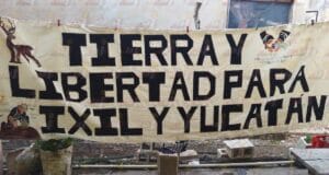 Marcha por la defensa del territorio y contra la mafia inmobiliaria en Ixil