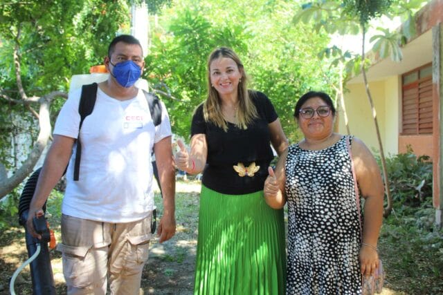 Cecilia Patrón hace equipo por Mérida para prevenir el dengue