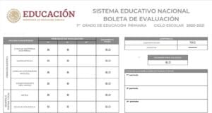 boletas de la SEP