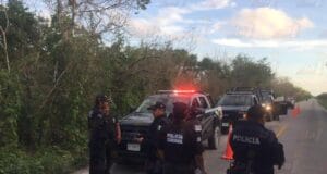 Motociclista perdió el control y se salió de la vía Dzilam Gonzáles