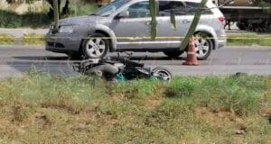 Motociclista pierde la vida en el Periférico de Mérida