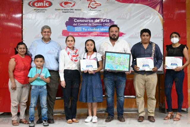 Niños de Yucatán ganan concurso de arte