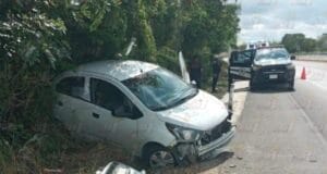 Tras salirse de la vía de la Mocochá-Mérida mujer resulta lesionada