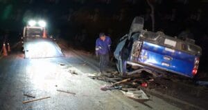 Volcadura tras chocar con una moto en la Mérida-Tixcocob