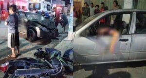 Dormita al volante y causa carambola en Umán: terminó lesionado