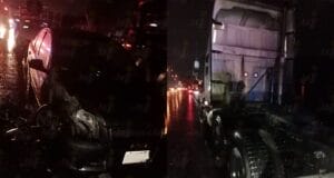 Dos choques en la carretera Mérida-Umán entre las fuertes lluvias
