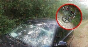Dos mujeres en motocicleta al hospital tras choque en Cansahcab