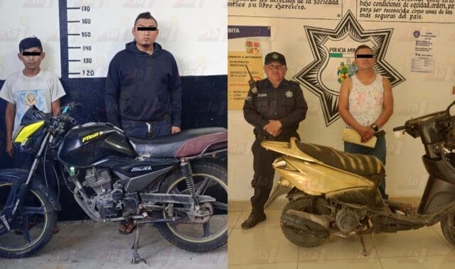 Recuperan dos motocicletas robadas en Tizimín