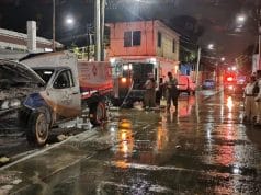 Sujeto causa incendio en la camioneta de una gasera en Carmen