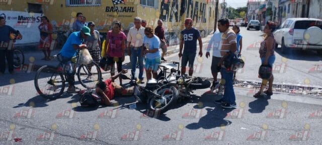 camioneta motociclista lesionado barrio la ermita