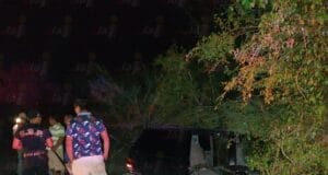 ¡Afortunados! Cuatro personas salen ilesas de choque en Seyé