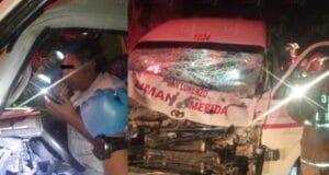 Caballo causa choque con combi con 7 pasajeros en la Umán-Oxolón