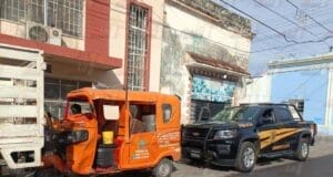 Dos choques en el Centro de Mérida con camionetas involucradas