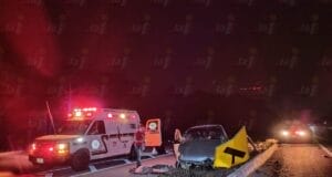 Causa choque por dormirse y deja tres lesionados en la Motul-Baca