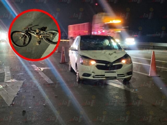 Ciclista herido de gravedad tras choque en la Mérida-Progreso