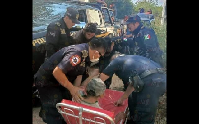 Encuentran a abuelito que se había perdido en los montes de Timucuy 1 Encuentran a abuelito que se había perdido en los montes de Timucuy