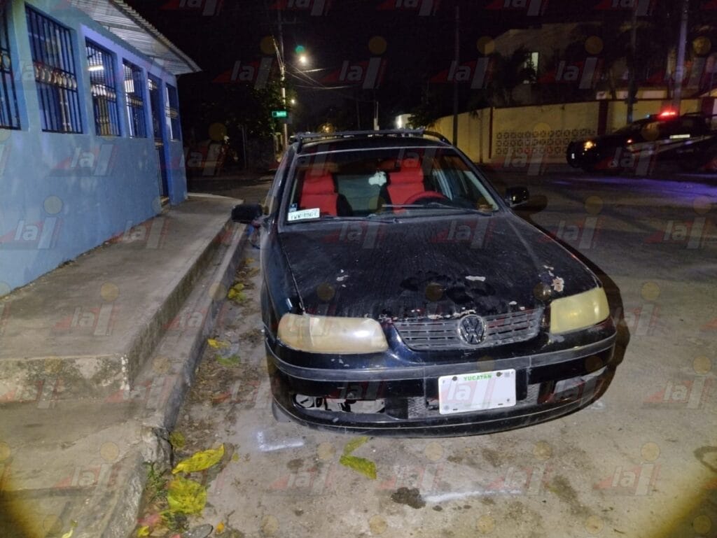 Motociclista derrapa y termina en choque en Tizimín
