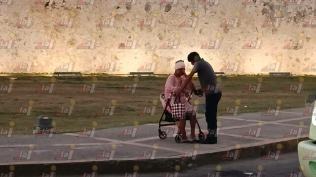 abuelita silla ruedas Circuito Baluarte
