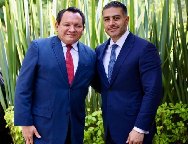 Gobernador de Yucatán se reúne con el Secretario de Seguridad