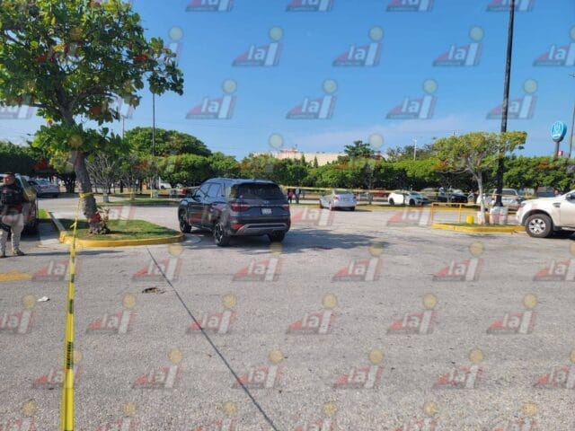 hombre baleado estacionamiento tienda ciudad del carmen
