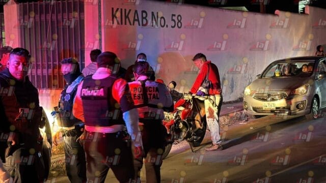 motociclista arma blanca colonia Solidaridad Urbana