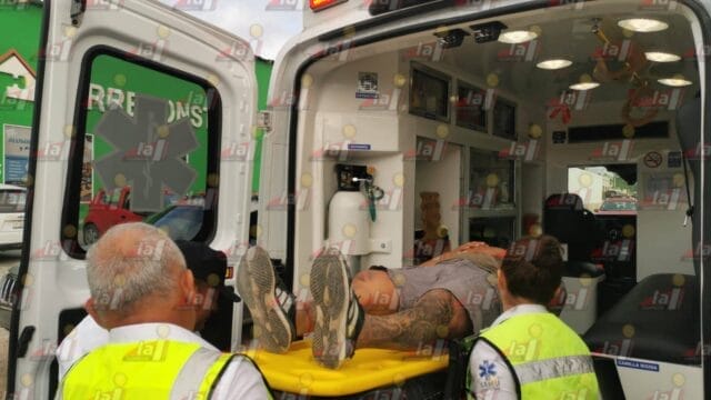 taxi motociclista avenida Circuito Constitución