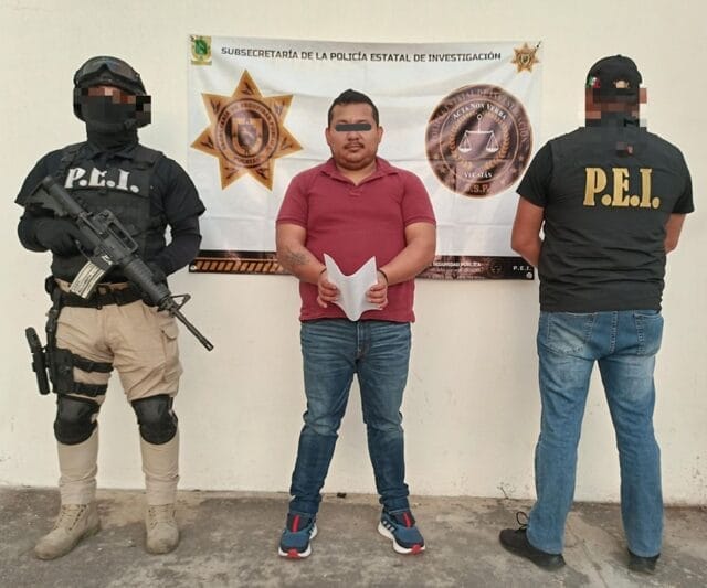 Detienen en Yucatán a dos prófugos de la justicia buscados en Tabasco Detienen en Yucatán a dos prófugos de la justicia buscados en Tabasco