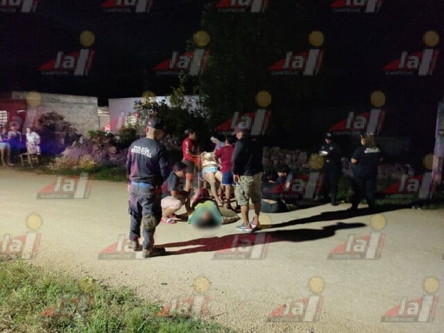 Tres jóvenes sufren accidente