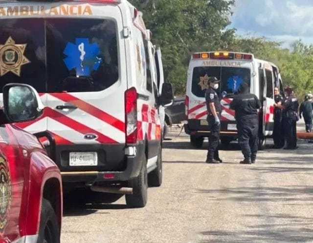 Cuatro albañiles lesionados Cuatro albañiles lesionados