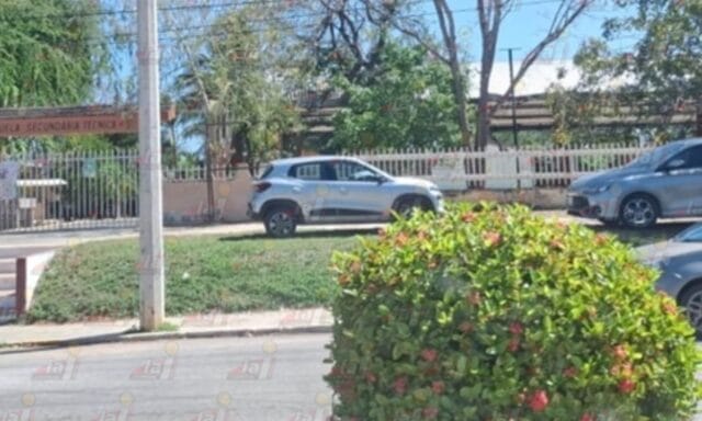 Pistoleros intentar ejecutar a un hombre cerca de una secundaria en Tenabo