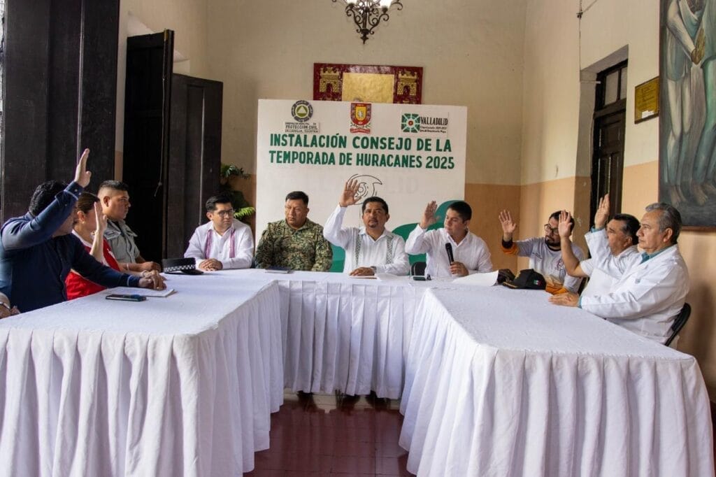 Instalación del Consejo Municipal de Protección Civil en Valladolid: Huracanes 2025