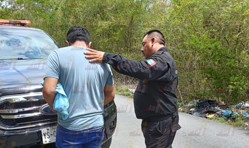 Hombre intenta huir tras ser sorprendido con motocicleta robada en Umán