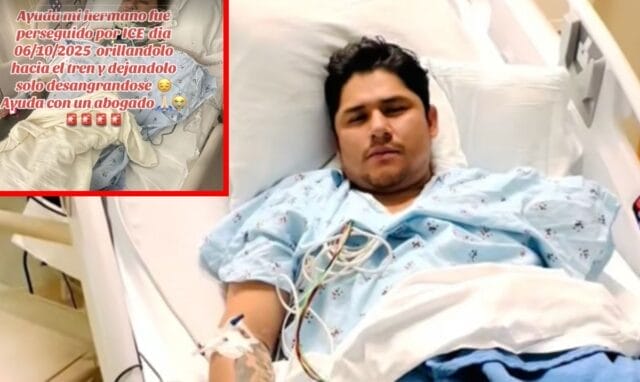 Latino pierde un brazo tras operativo de ICE en EE.UU.; denuncia abandono de autoridades Latino pierde un brazo tras operativo de ICE en EE.UU.; denuncia abandono de autoridades