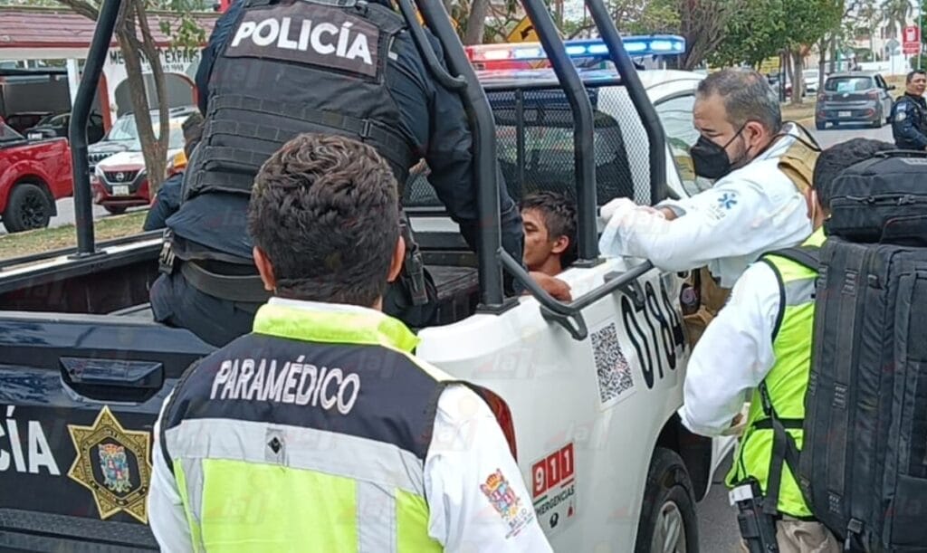 Violenta riña moviliza a policías en Campeche; hubo seis heridos, uno de ellos fue baleado
