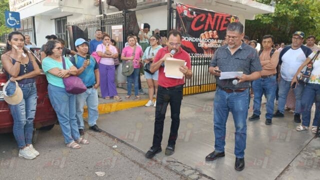 CNTE acaba huelga en Yucatán