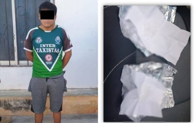 Madre denunció a vendedor de droga que operaba frente a una secundaria en Tenabo vendedor de droga secundaria en Tenabo