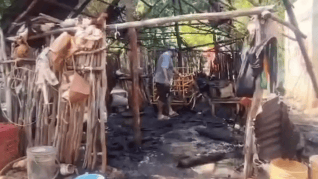incendio en Dzitbalché